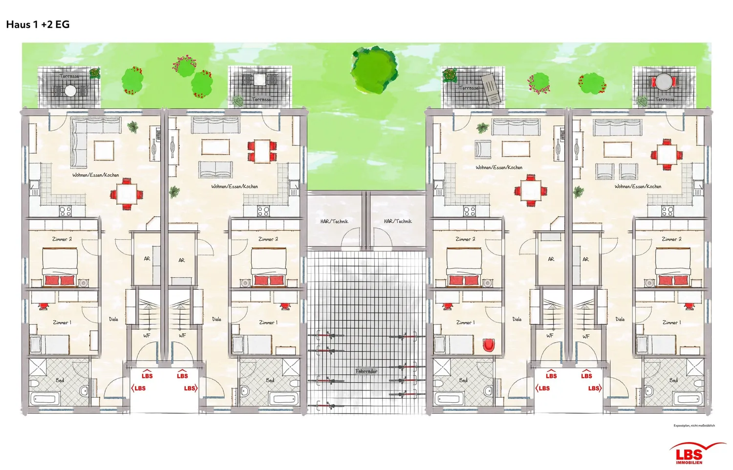 3 Zimmer Wohnung mit 85 m² in Herford – Bild 2
