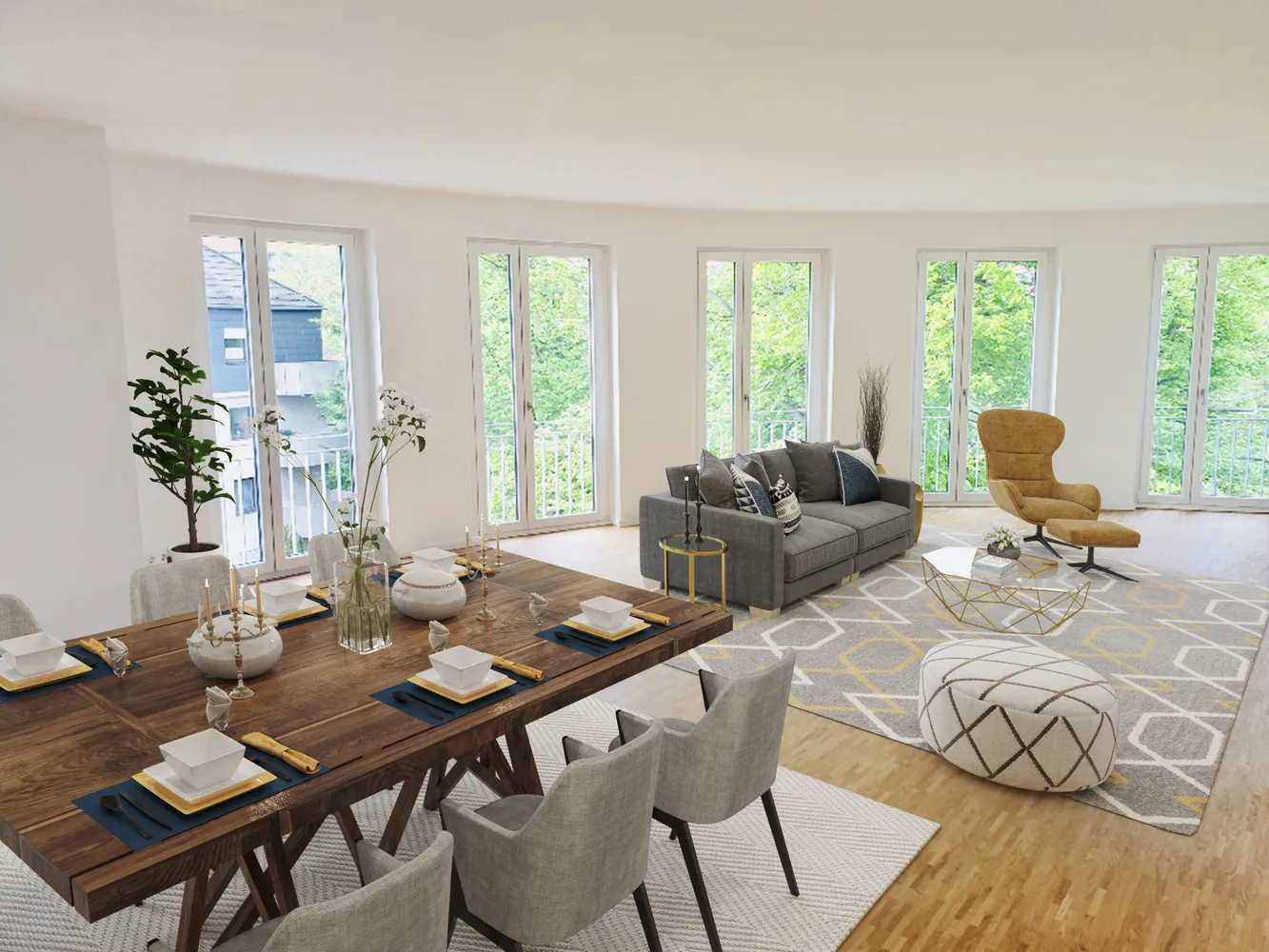 4 Zimmer Wohnung mit 267 m² in Frankfurt am Main – Bild 2