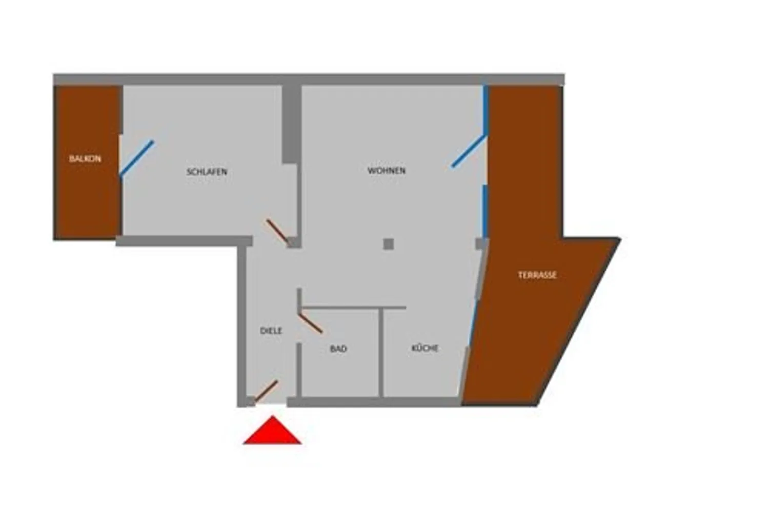 2 room apartment with 63 m² in Düsseldorf – Photo 3