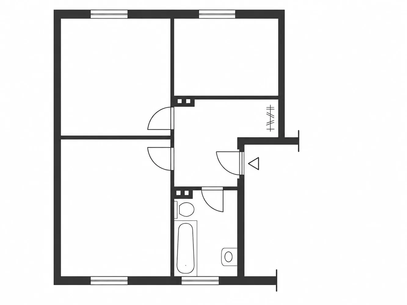 2 Zimmer Wohnung mit 44 m² in Herne – Bild 1