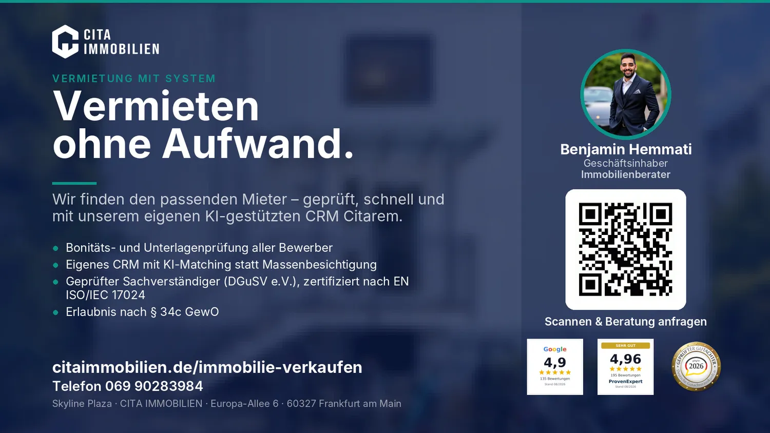 1 Zimmer Wohnung mit 12 m² in Frankfurt am Main – Bild 6