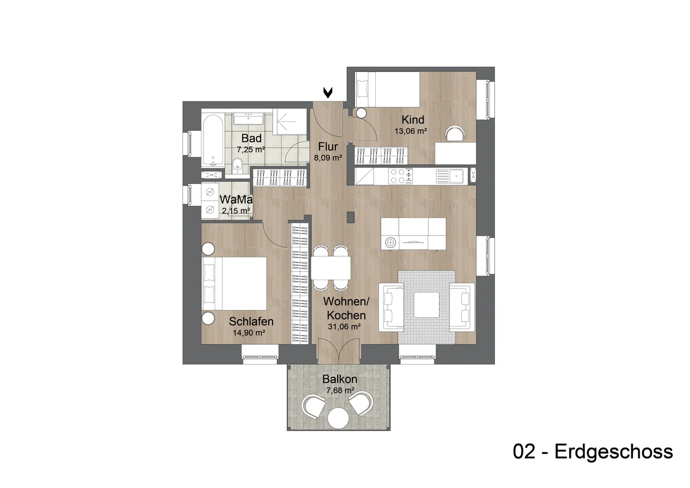 4 Zimmer Wohnung mit 80 m² in Baden-Baden – Bild 5