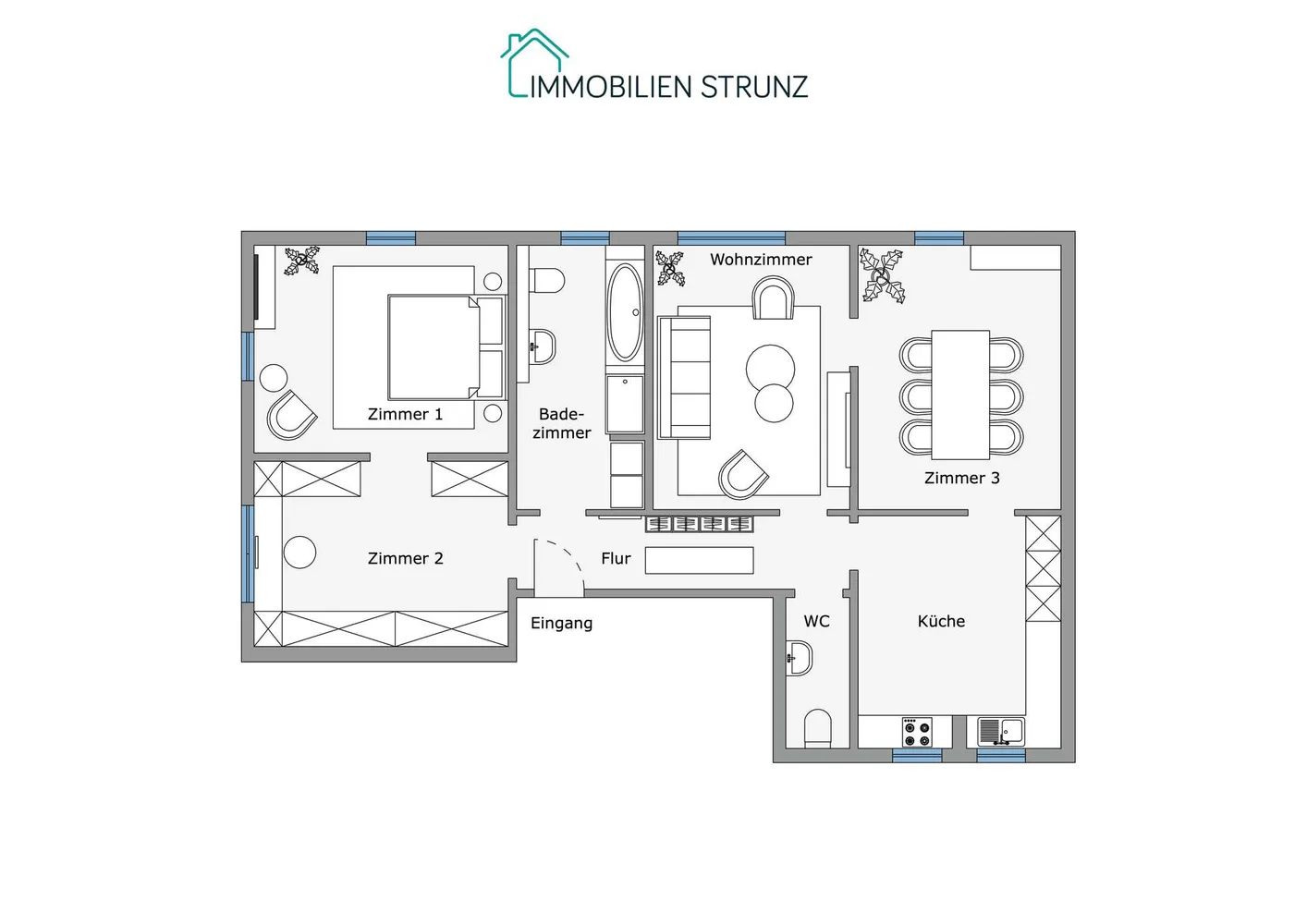 4 Zimmer Wohnung mit 96 m² in Fürth – Bild 4