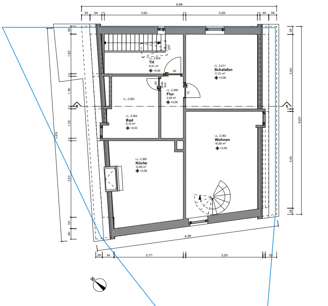 4 Zimmer Wohnung mit 79 m² in Calw – Bild 1