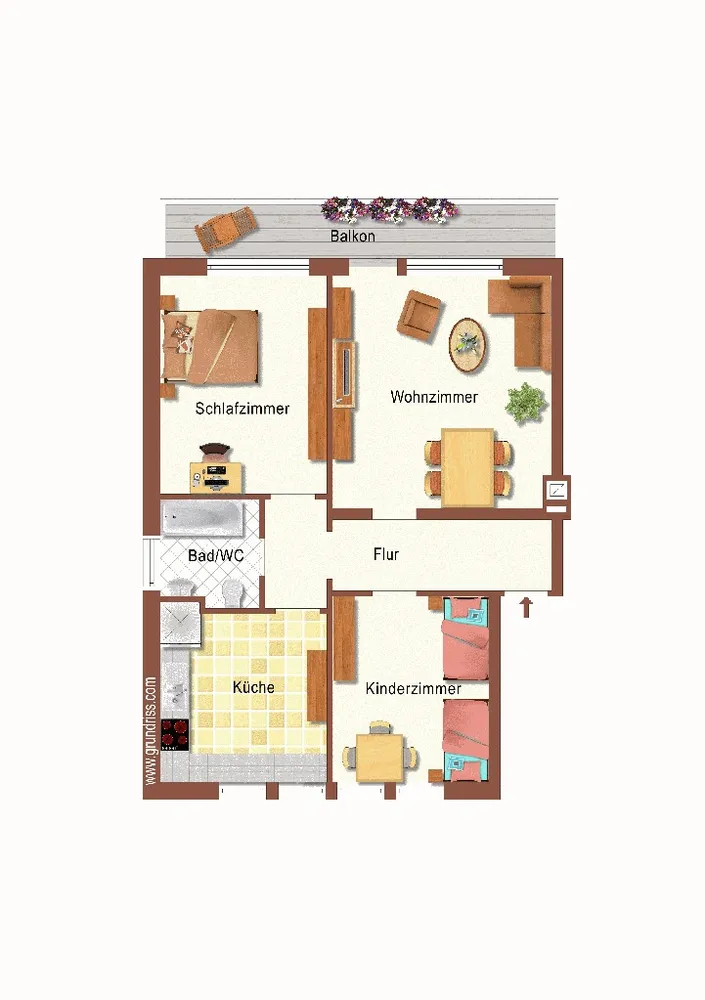 3 Zimmer Wohnung mit 78 m² in Osnabrück – Bild 3