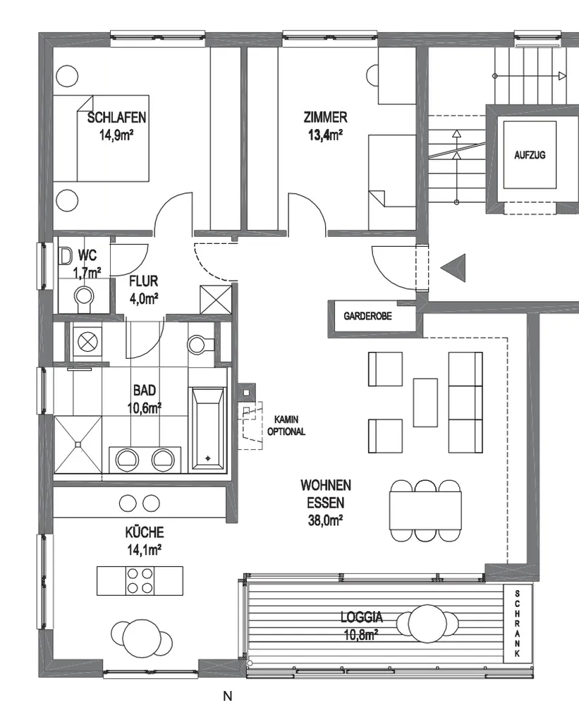 3 Zimmer Wohnung mit 102 m² in Hamburg – Bild 10