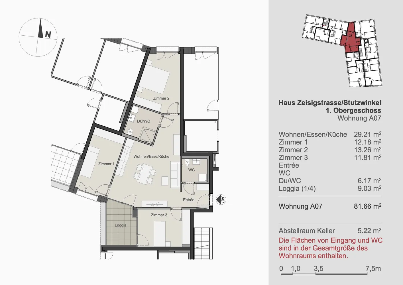 4 Zimmer Wohnung mit 82 m² in Straubing – Bild 3