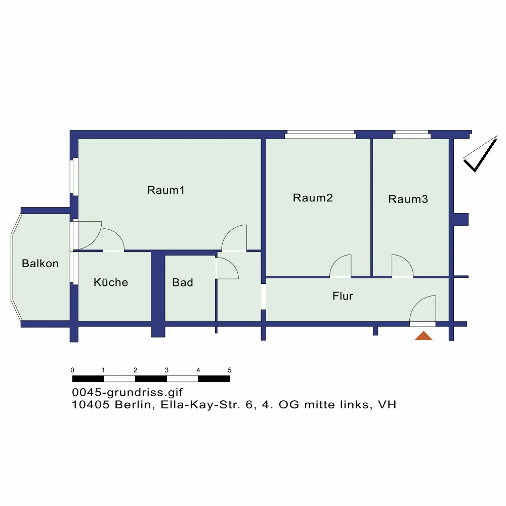 3 Zimmer Wohnung mit 70 m² in Berlin – Bild 3