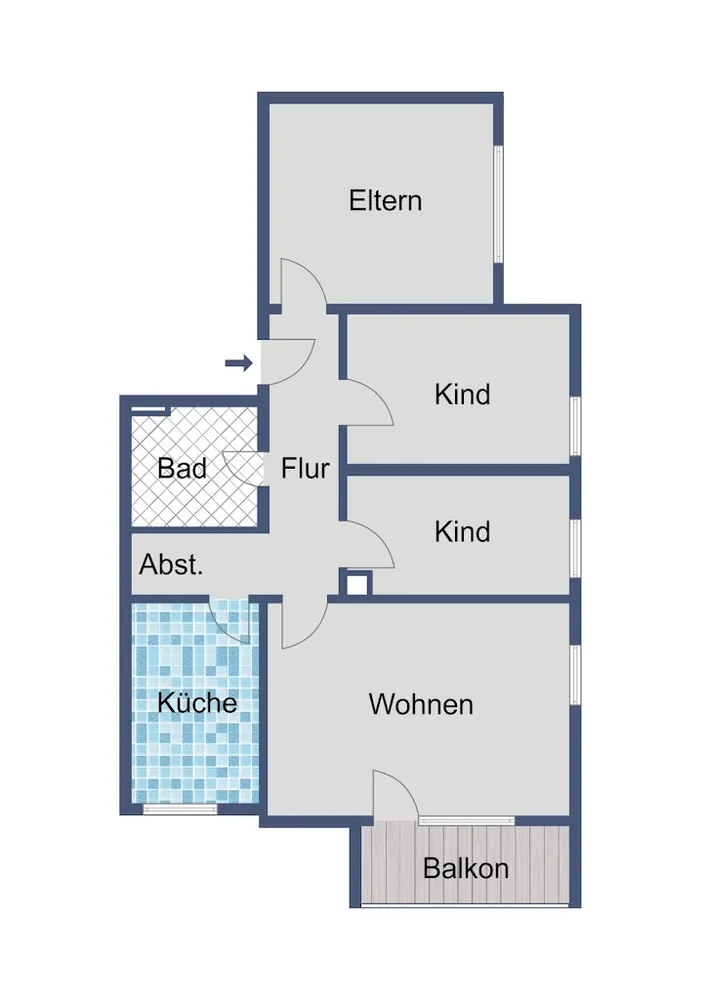 4 Zimmer Wohnung mit 86 m² in Fulda – Bild 2
