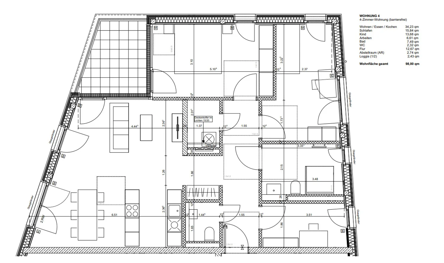 4 Zimmer Wohnung mit 98 m² in Rottweil – Bild 2