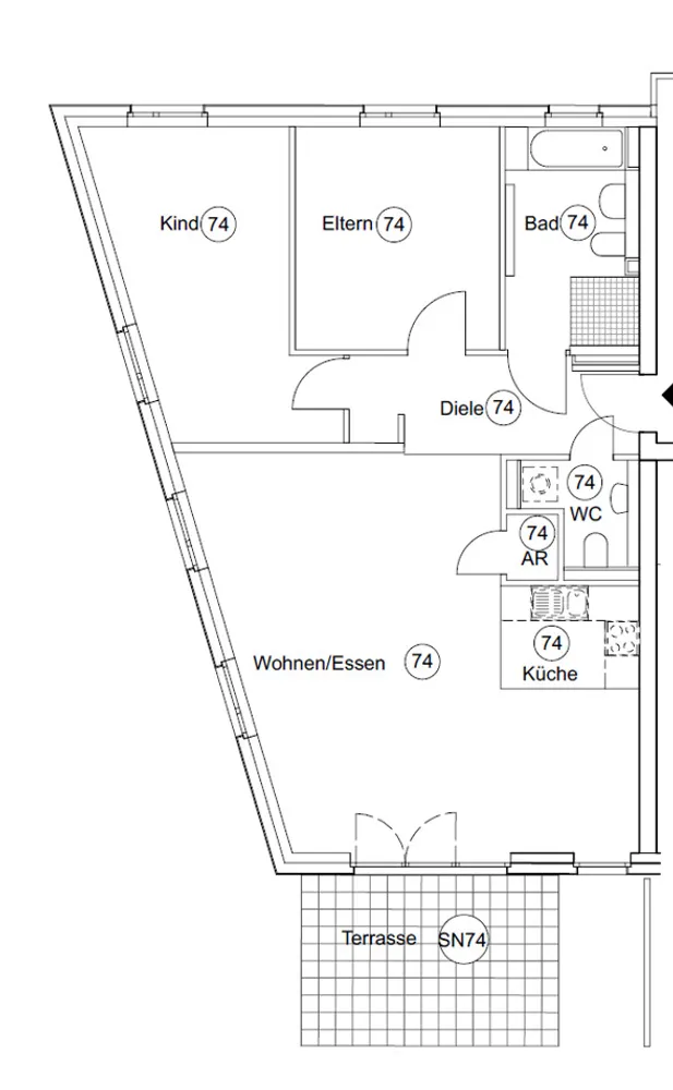 3 Zimmer Wohnung mit 103 m² in Dortmund – Bild 12