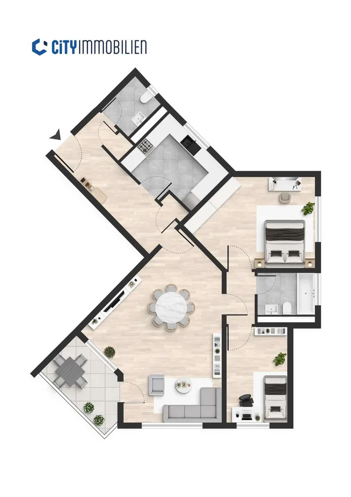 3 Zimmer Wohnung mit 90 m² in Bonn – Bild 9