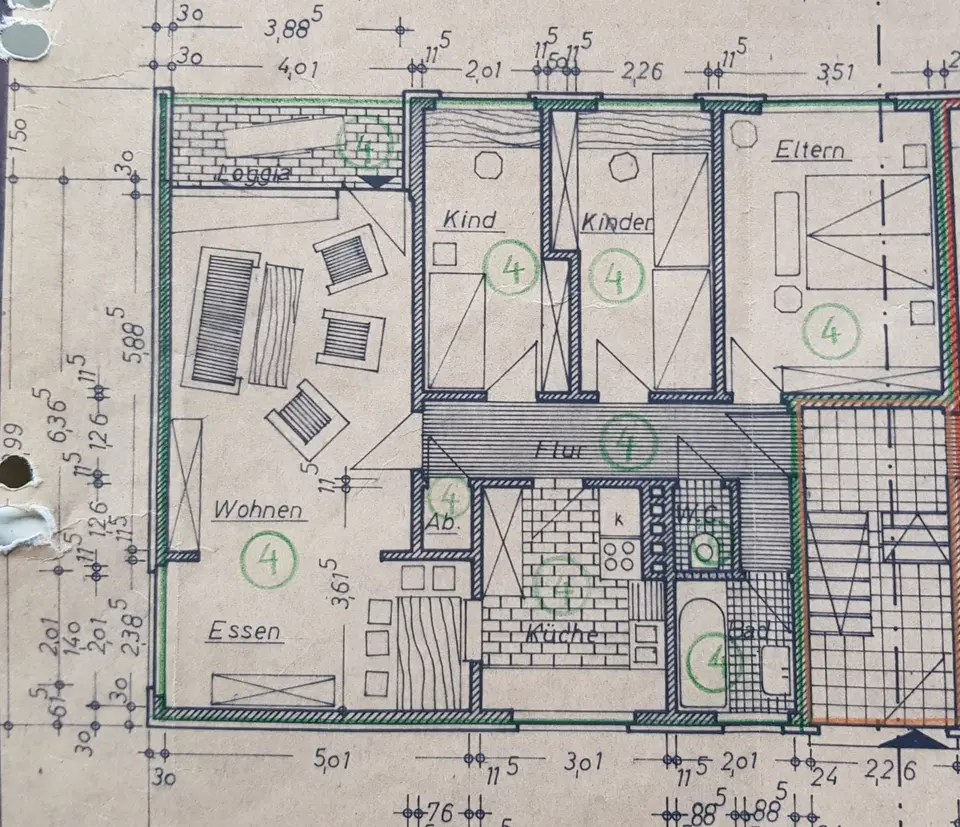 4 Zimmer Wohnung mit 100 m² in Coesfeld – Bild 5