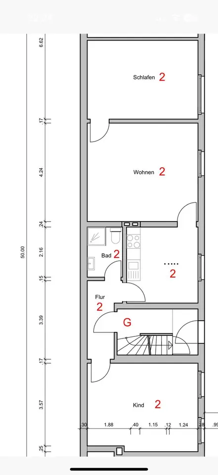 4 Zimmer Wohnung mit 65 m² in Duisburg – Bild 8