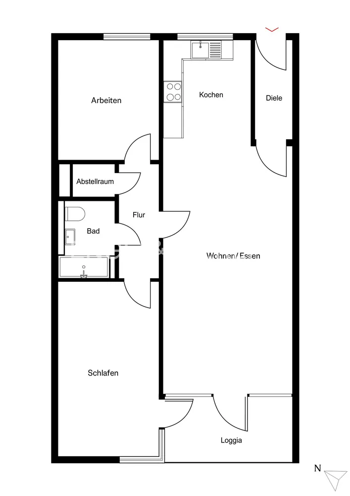 3 Zimmer Wohnung mit 82 m² in Köln – Bild 10
