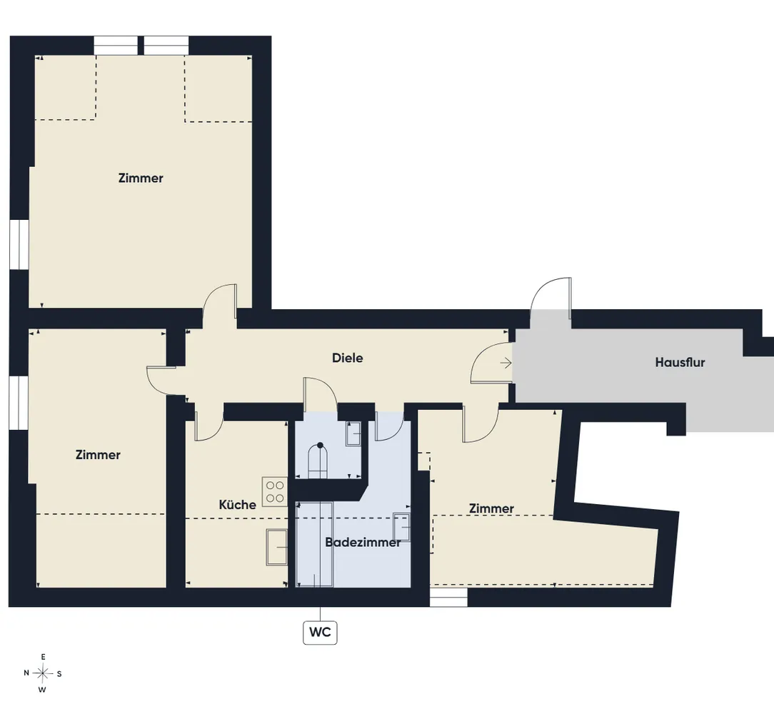 3 room apartment with 65 m² in Chemnitz – Photo 6