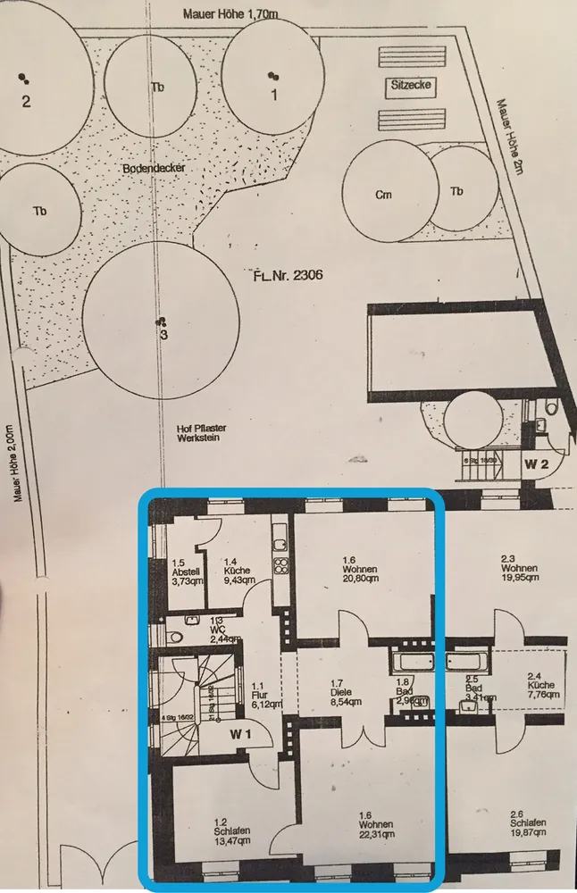 3 Zimmer Wohnung mit 90 m² in München – Bild 2