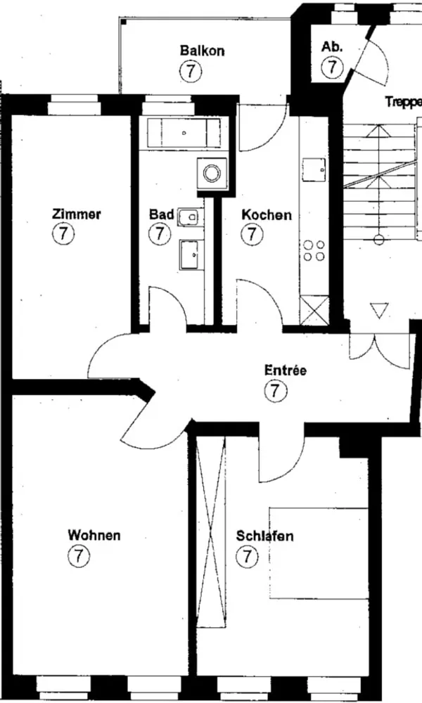3 Zimmer Wohnung mit 75 m² in Leipzig – Bild 2