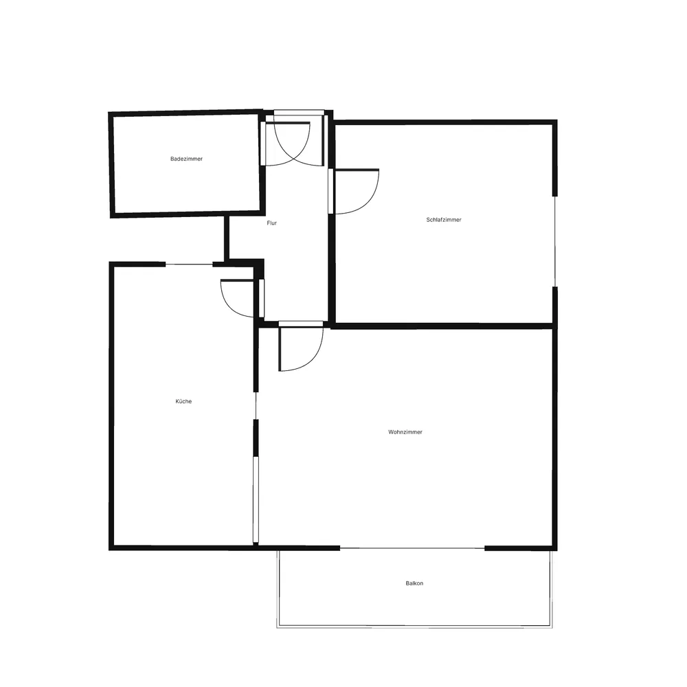 2 Zimmer Wohnung mit 61 m² in Hattingen – Bild 2