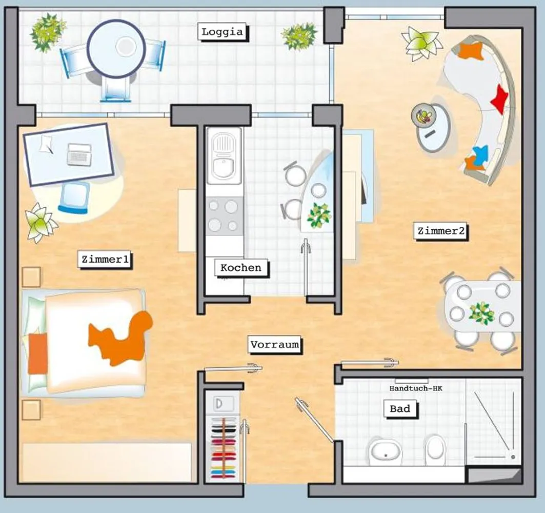 2 Zimmer Wohnung mit 49 m² in Karlsruhe – Bild 5