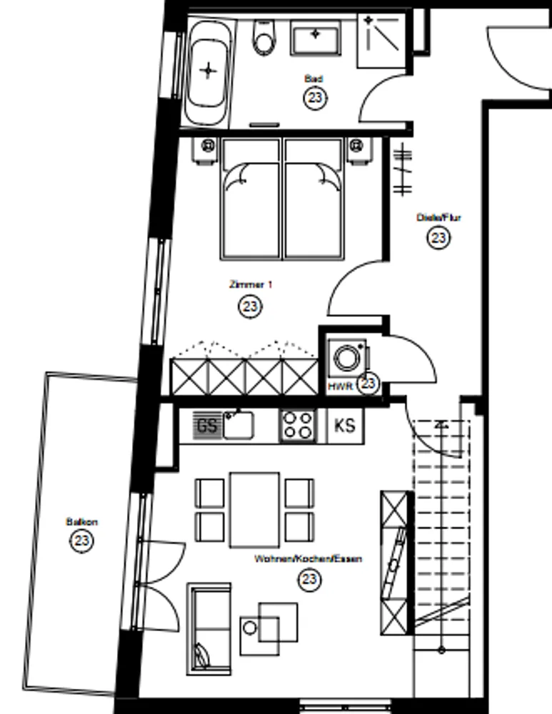 3 Zimmer Wohnung mit 81 m² in Leipzig – Bild 5