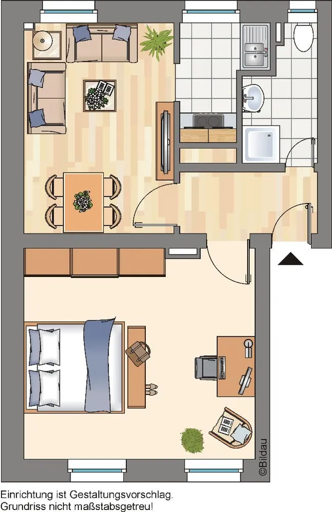 2 Zimmer Wohnung mit 49 m² in Gelsenkirchen – Bild 4