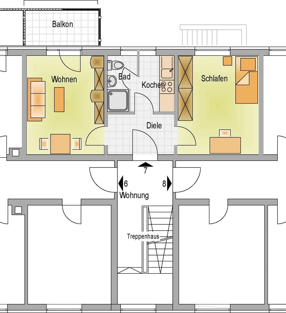 2 Zimmer Wohnung mit 42 m² in Gelsenkirchen – Bild 1