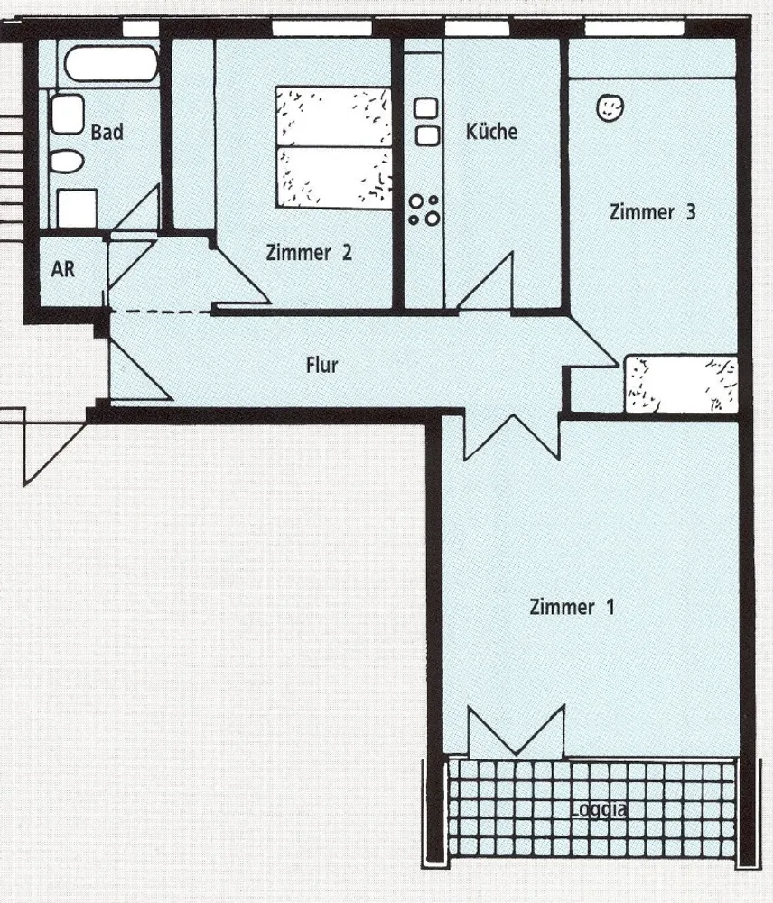 3 Zimmer Wohnung mit 90 m² in Werder (Havel) – Bild 6