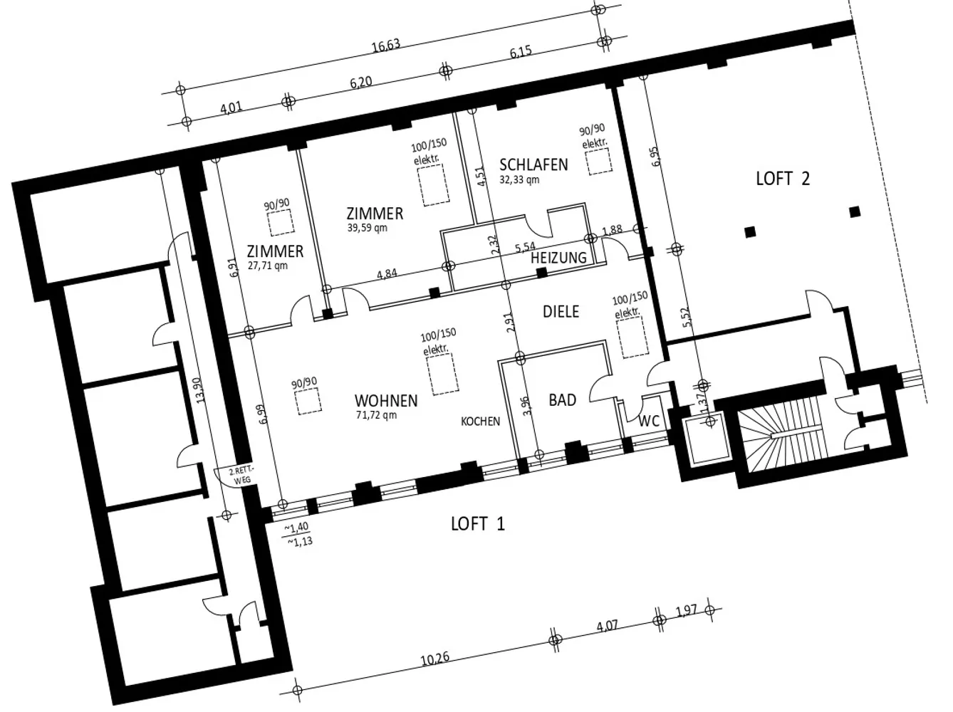 4 Zimmer Wohnung mit 220 m² in Solingen – Bild 7