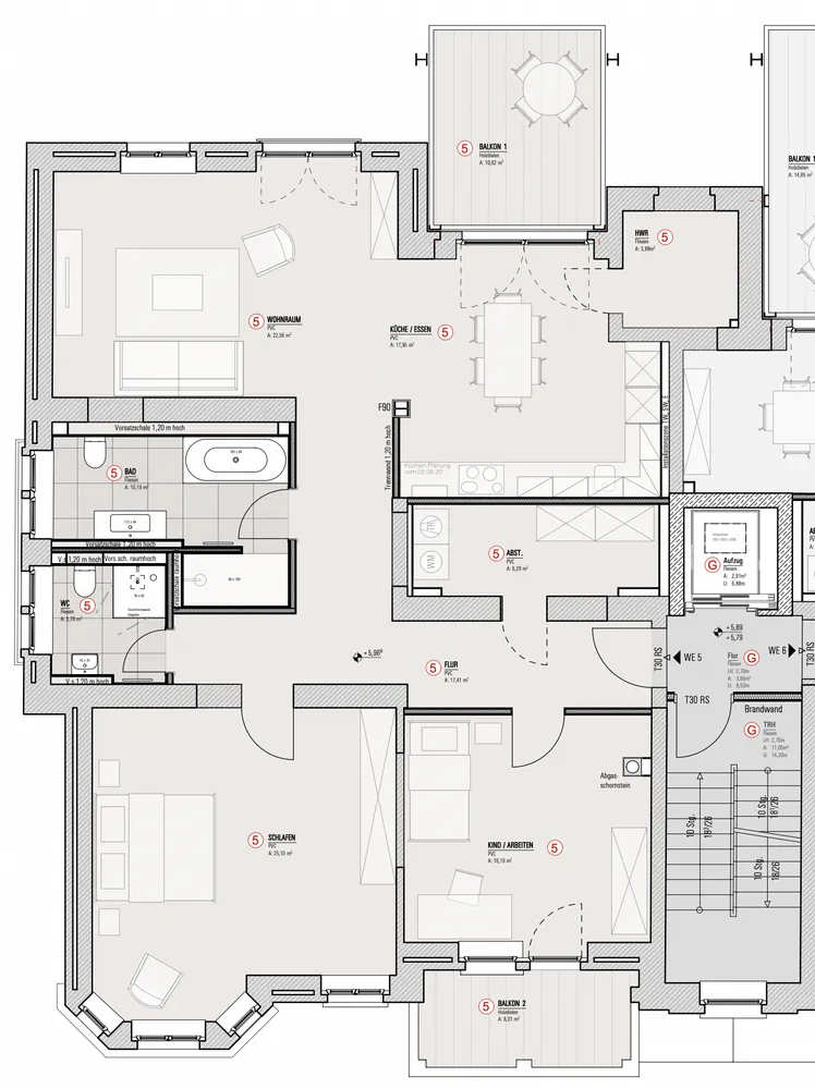 3 Zimmer Wohnung mit 132 m² in Berlin – Bild 8