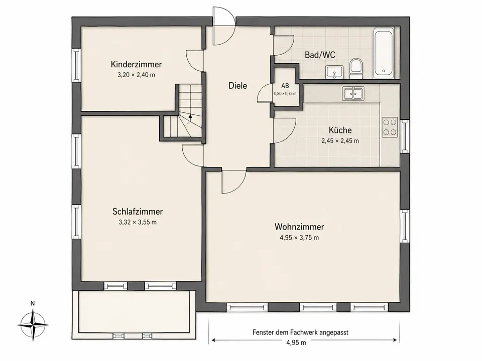 WG-Zimmer mit 63 m² in Minden – Bild 10