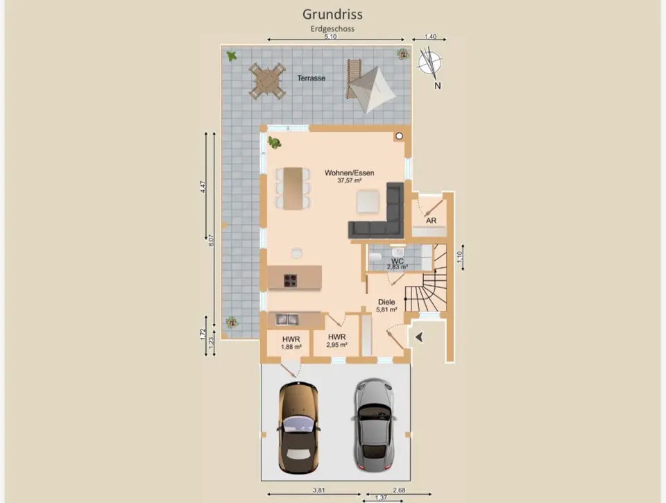 5 Zimmer Haus mit 130 m² in Berlin – Bild 8