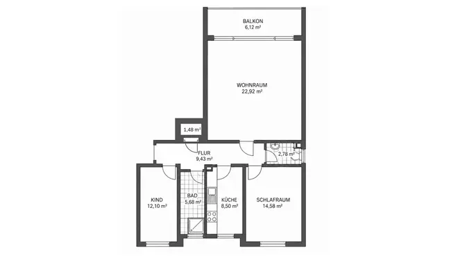 3 Zimmer Wohnung mit 78 m² in Bremen – Bild 9