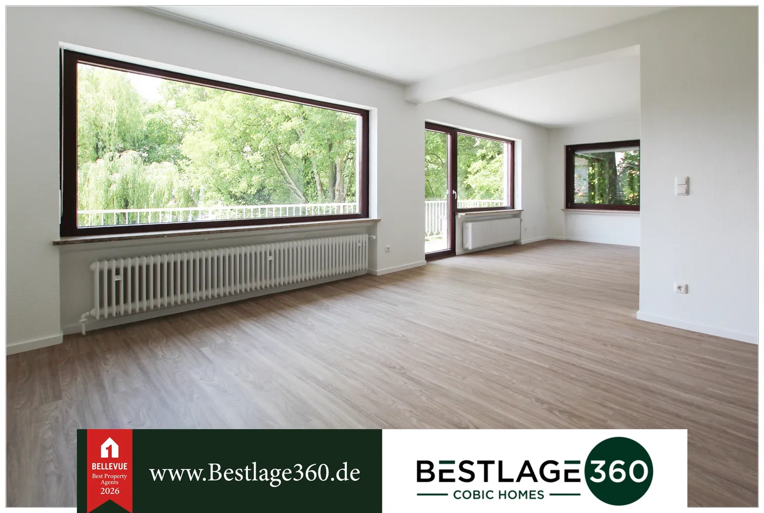 3 Zimmer Wohnung mit 91 m² in Frankfurt am Main – Bild 1