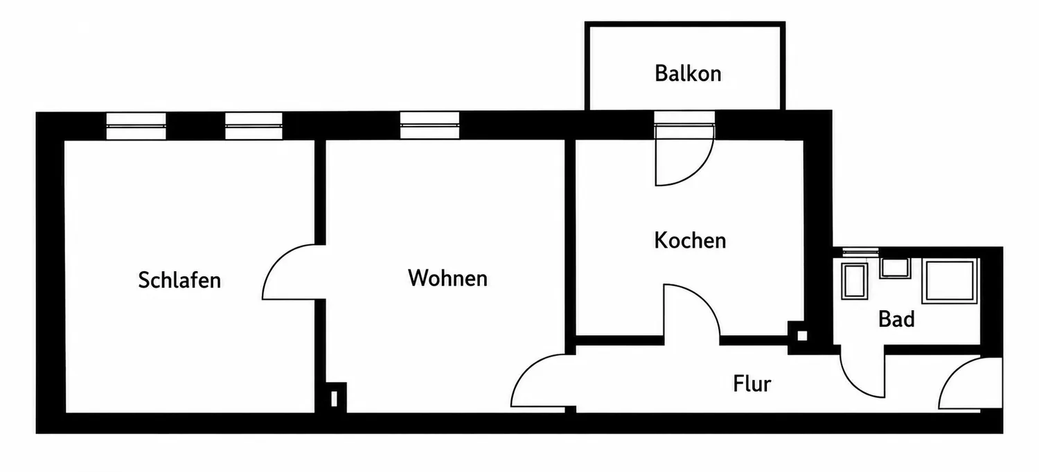 2 Zimmer Wohnung mit 60 m² in Wuppertal – Bild 8