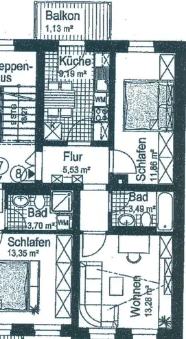 2 room apartment with 44 m² in Chemnitz – Photo 6