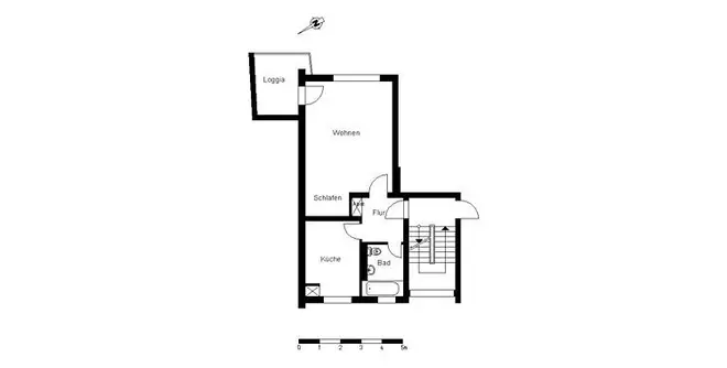 1 Zimmer Wohnung mit 46 m² in Bremen – Bild 2