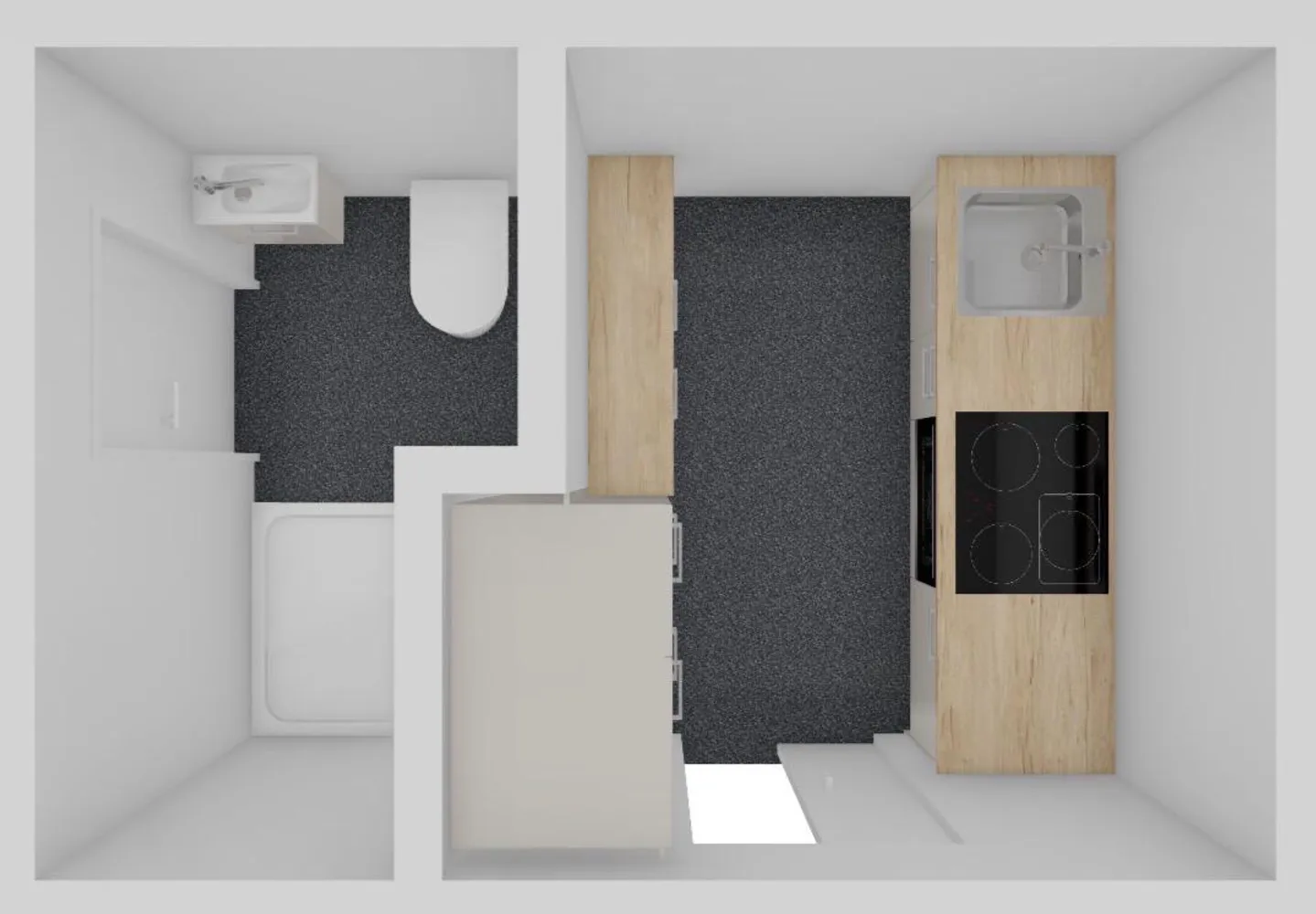 3 Zimmer Wohnung mit 42 m² in Stuttgart – Bild 3