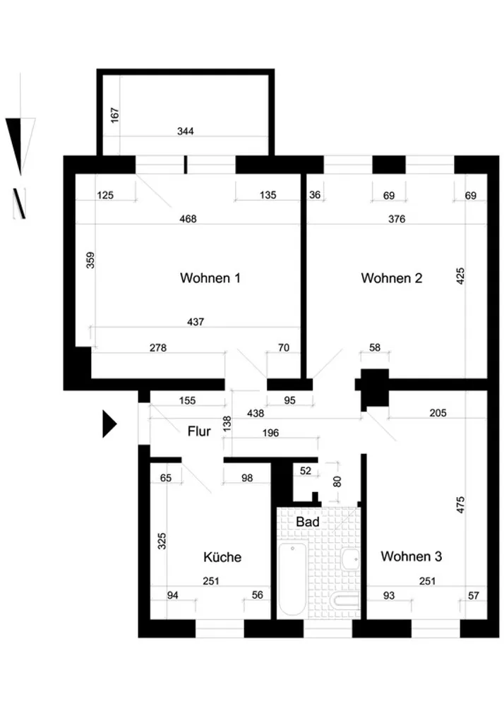 3 room apartment with 66 m² in Magdeburg – Photo 2