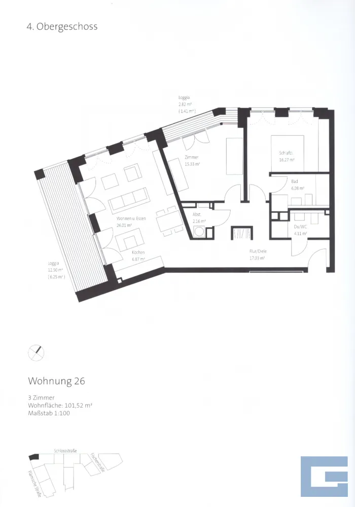 3 Zimmer Wohnung mit 102 m² in Kiel – Bild 10