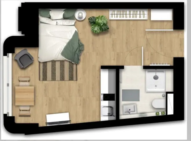 1 Zimmer Wohnung mit 26 m² in Berlin – Bild 5
