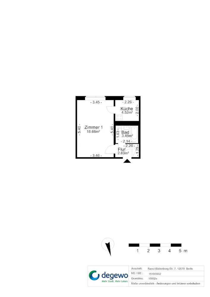 1 room apartment with 29 m² in Berlin – Photo 7