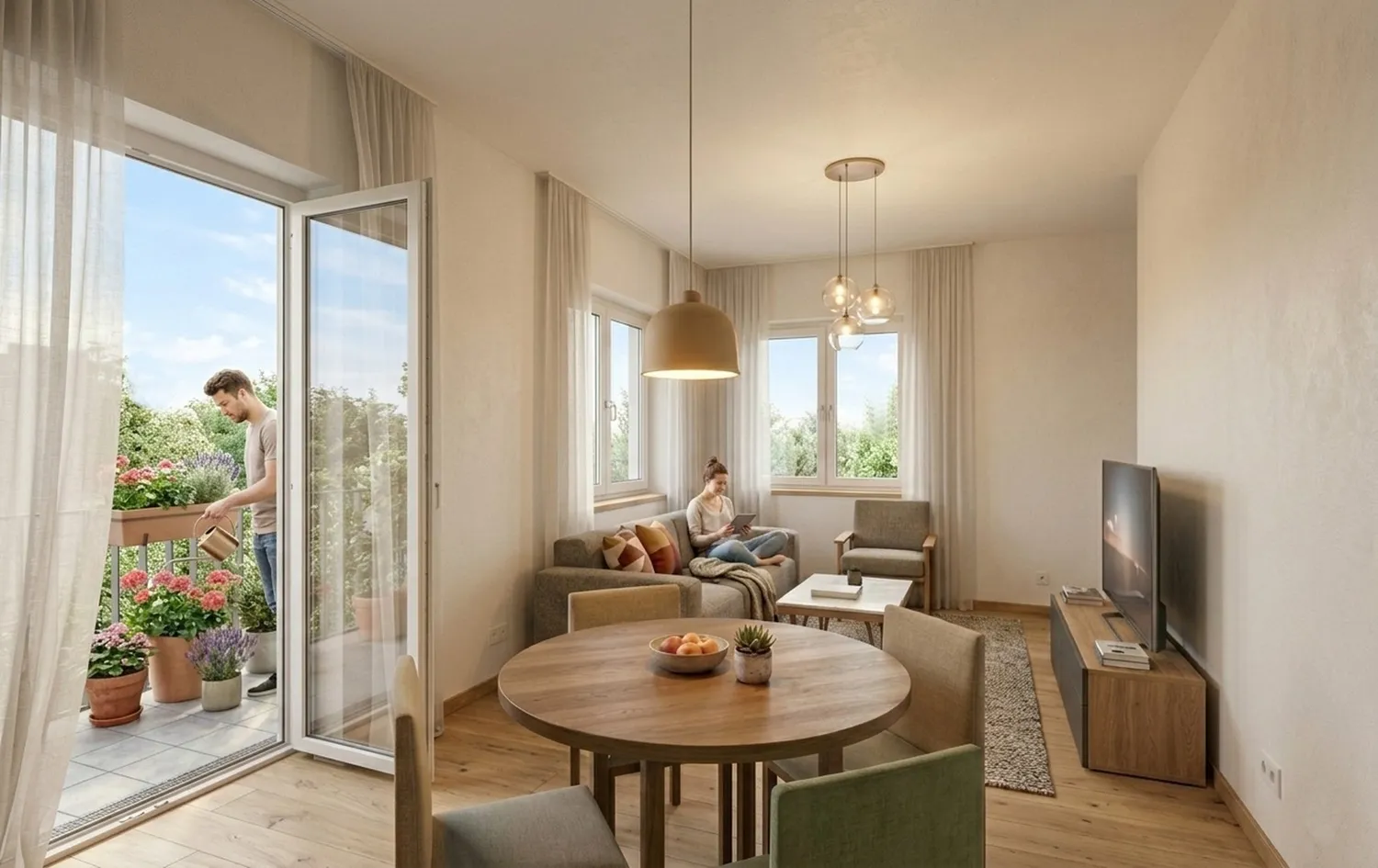 2 Zimmer Wohnung mit 48 m² in Bernau bei Berlin – Bild 2