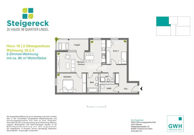 3 Zimmer Wohnung mit 86 m² in Erfurt – Bild 11
