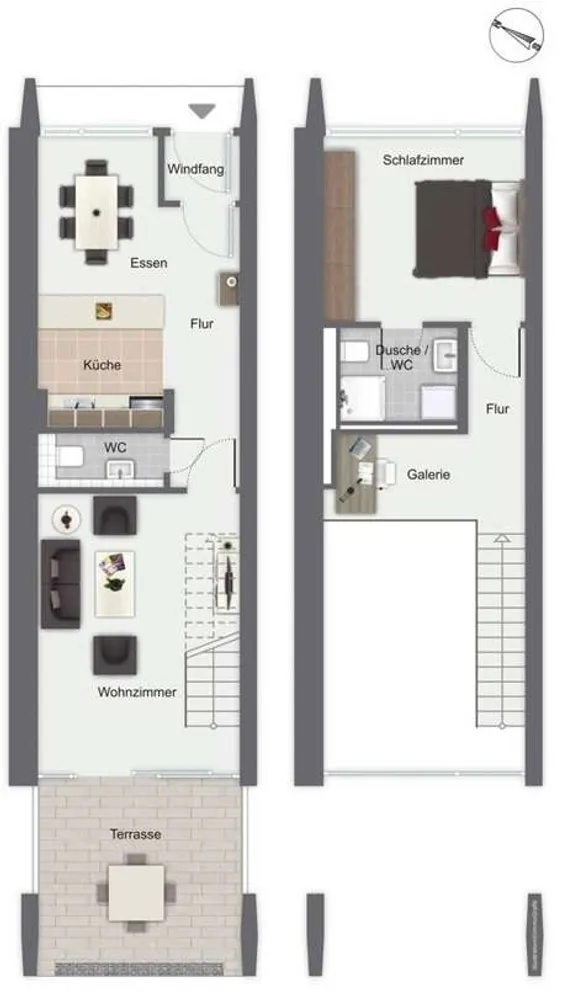 2 Zimmer Wohnung mit 70 m² in München – Bild 2