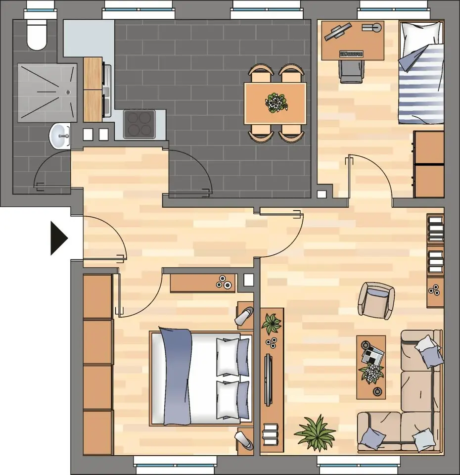3 Zimmer Wohnung mit 63 m² in Wilhelmshaven – Bild 9