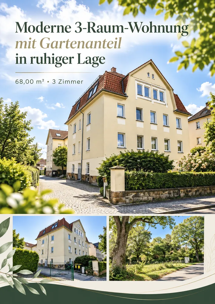 3 room apartment with 68 m² in Chemnitz – Photo 1