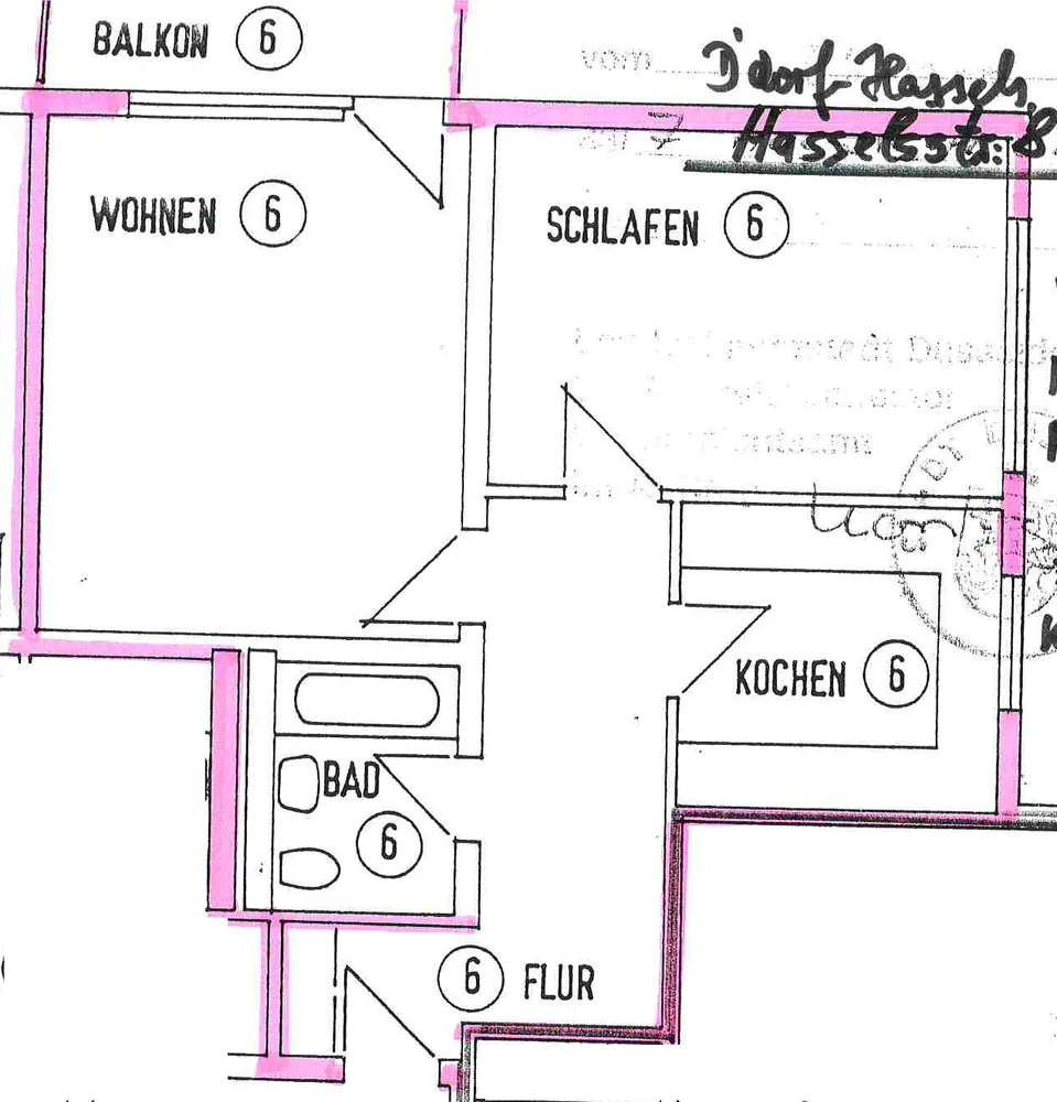 2 Zimmer Wohnung mit 41 m² in Düsseldorf – Bild 2