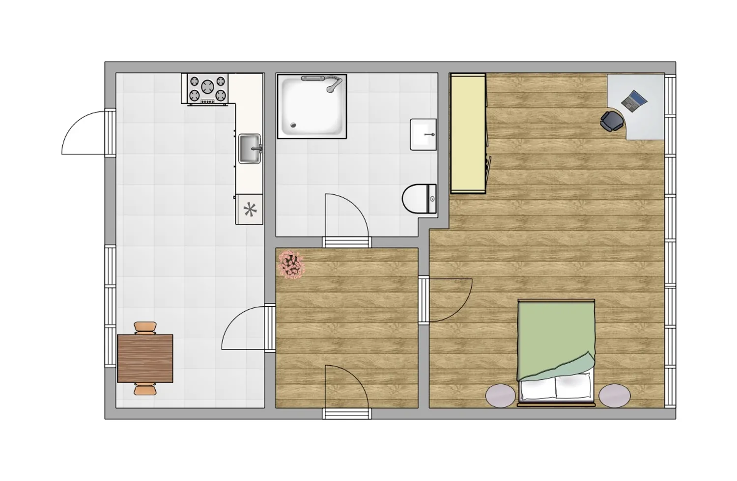 1 Zimmer Wohnung mit 44 m² in Aachen – Bild 7