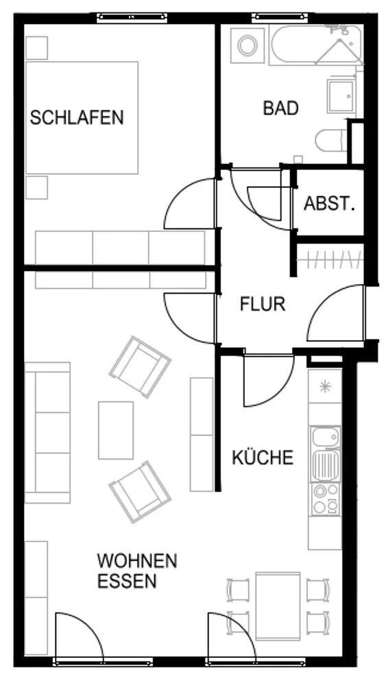 2 Zimmer Wohnung mit 69 m² in Potsdam – Bild 6